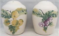 Pfaltzgraff Jamberry Salt & Pepper Set - Purple/Yellow