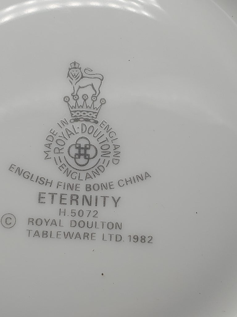 Set of 3 Royal Doulton Eternity Cup & Saucer Sets LK