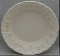 Set of 2 Wedgwood Cream Color On Cream Color Fruit/Dessert Bowls (Imperfect)