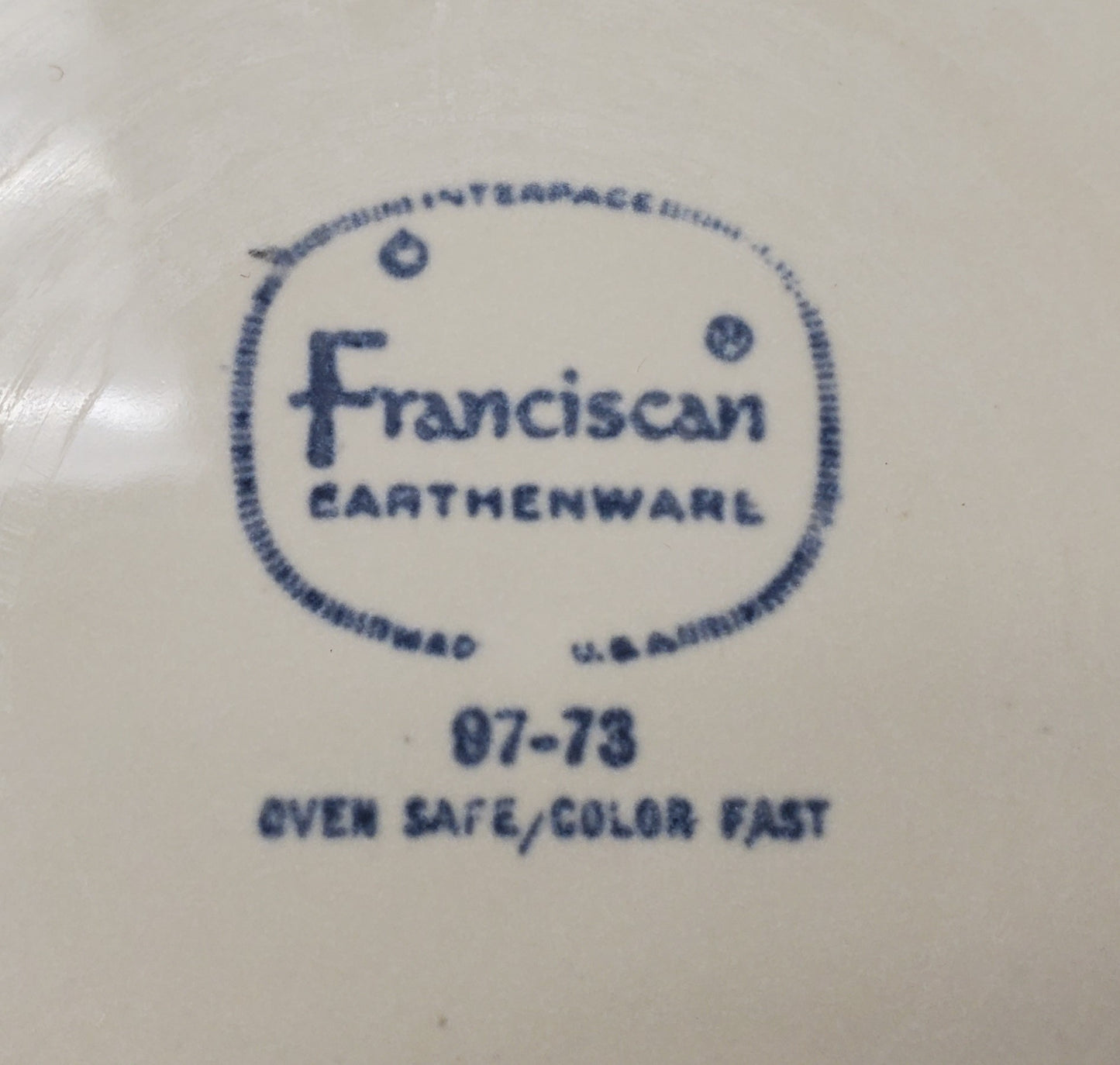 Set of 5 Franciscan Floral (USA Rim Shape) Dinner Plates LK