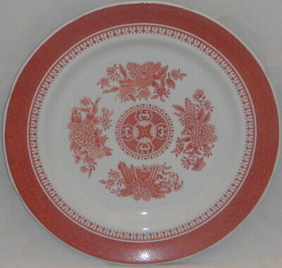 Set of 4 Spode Fitzhugh-Red Dessert/Pie Plates (Imperfect)