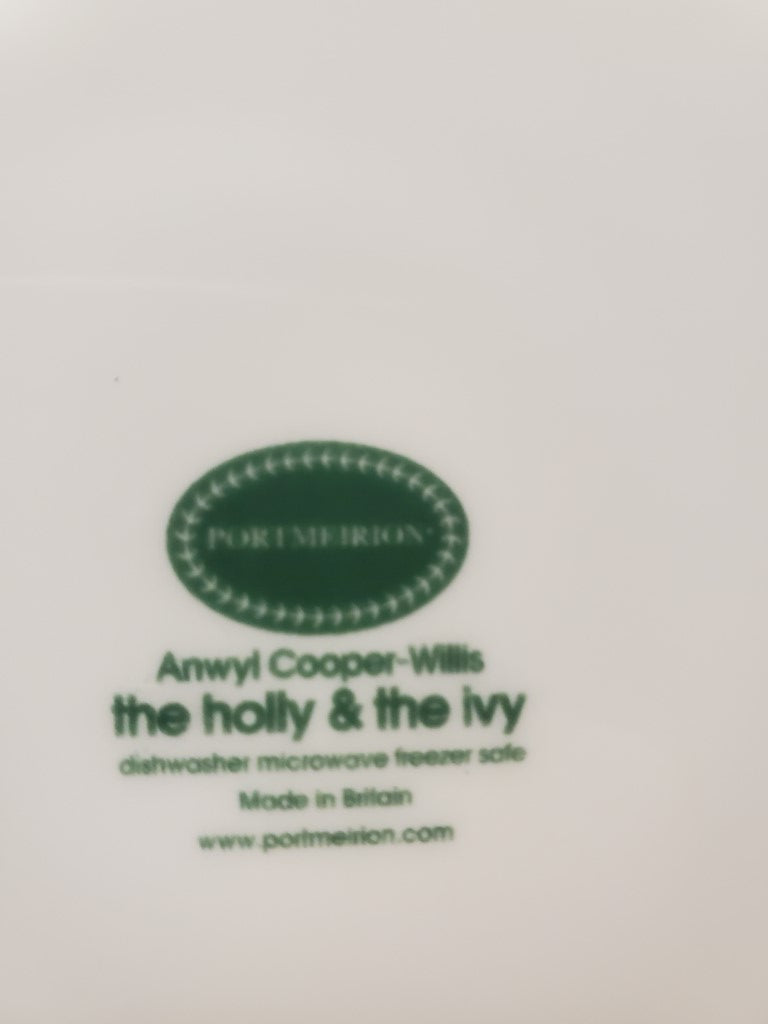 Portmeirion The Holly & The Ivy Round Platter / Chop Plate