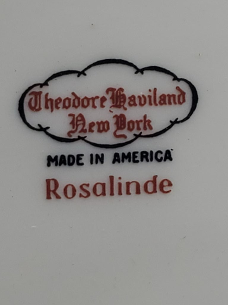 Theodore Haviland Rosalinde Oval Serving Platter