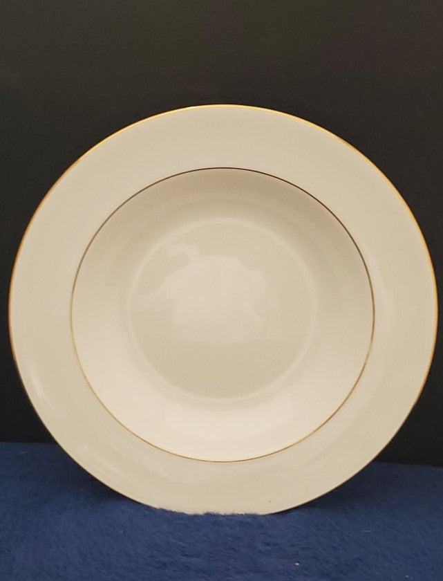 Wedgwood Signet Gold Rim Soup Bowl
