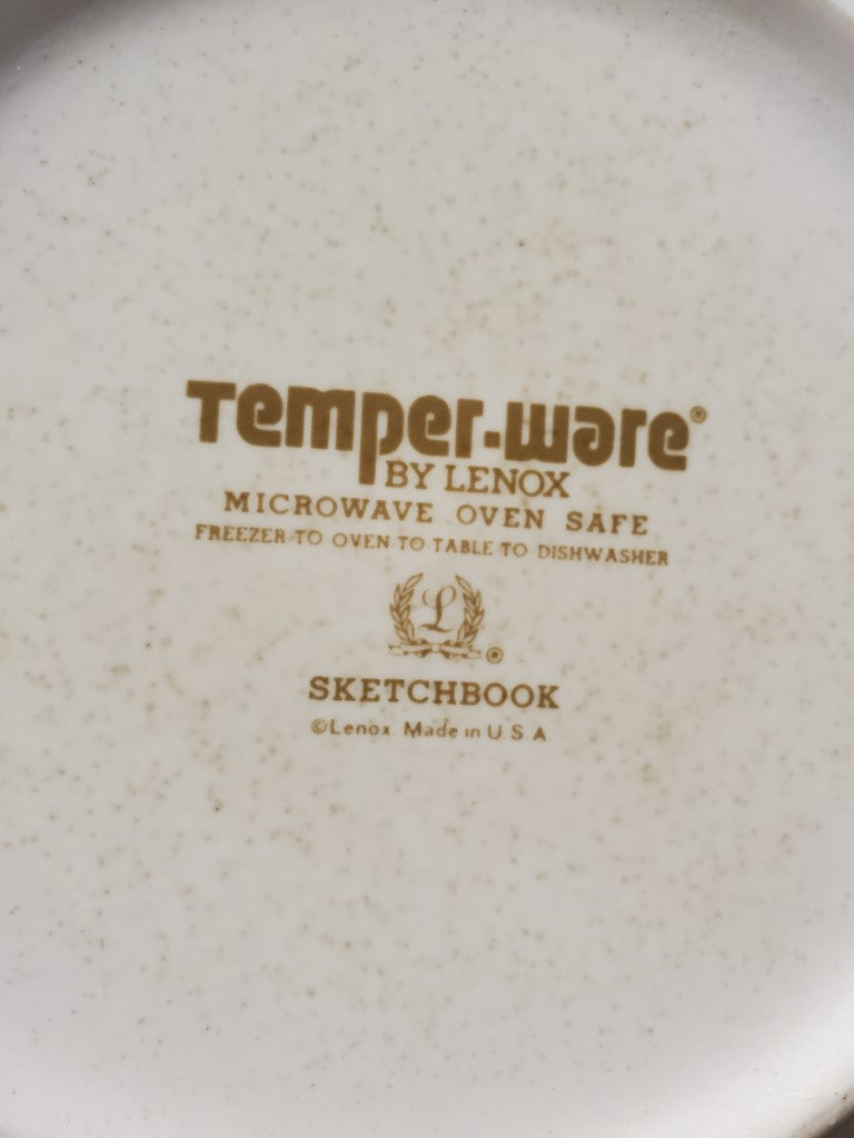 Set of 6 Lenox Sketchbook Salad Plates LK