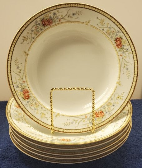 Set of 6 Mikasa Windsor Rim Soup Bowls