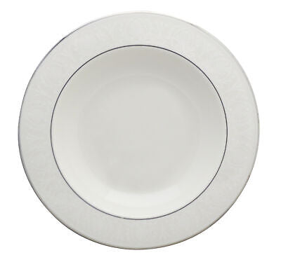 Set of 4 Lenox Courtyard Platinum 9" Soup/Pasta Bowls