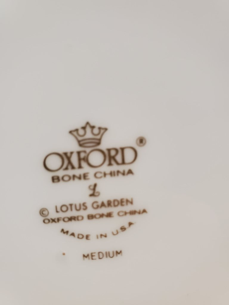 Oxford Lotus Garden 15" Oval Serving Platter LK