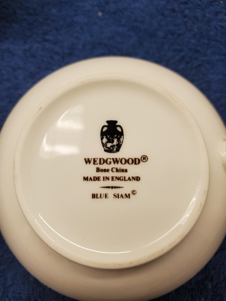 Wedgwood Blue Siam Creamer (Globe) LK