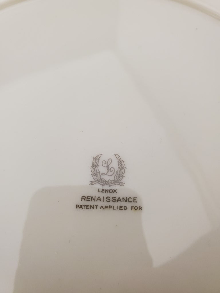 Set of 5 Lenox Renaissance Dinner Plates LK