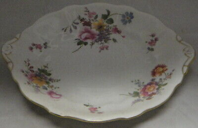 Royal Crown Derby Derby Posies Handled Cake/Pastry Plate (Imperfect)