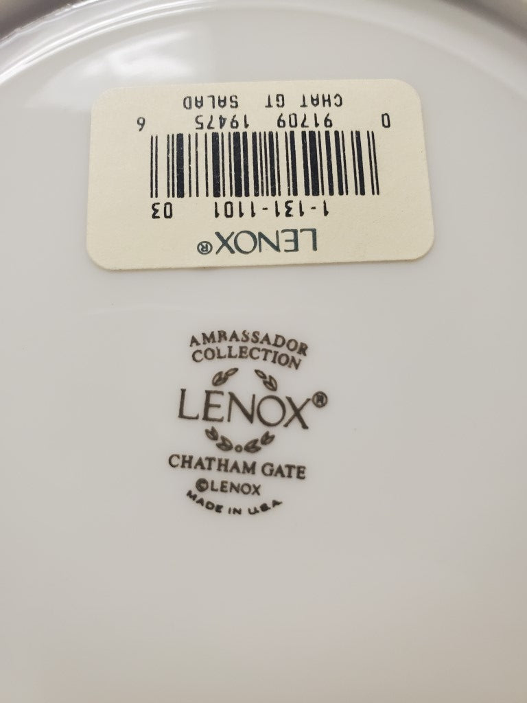 Set of 4 Lenox Chatham Gate Salad Plates LK