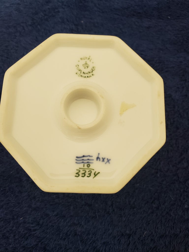 Royal Copenhagen Blue Flowers 2" Candlestick 3334