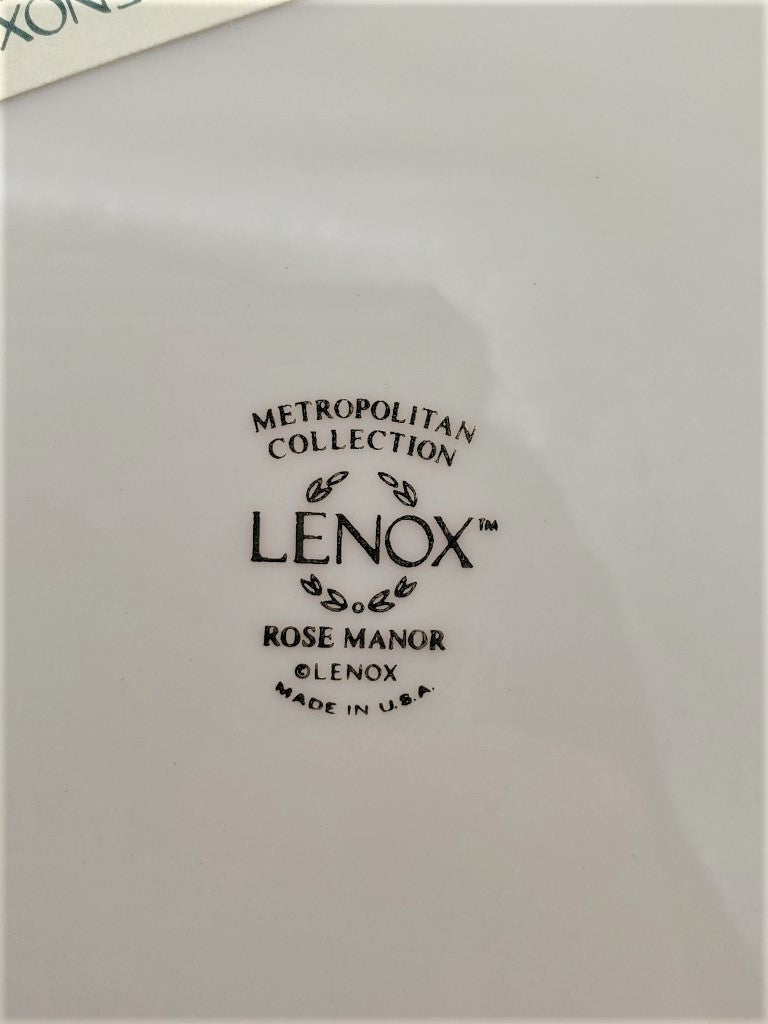 Set of 6 Lenox Rose Manor Salad Plates