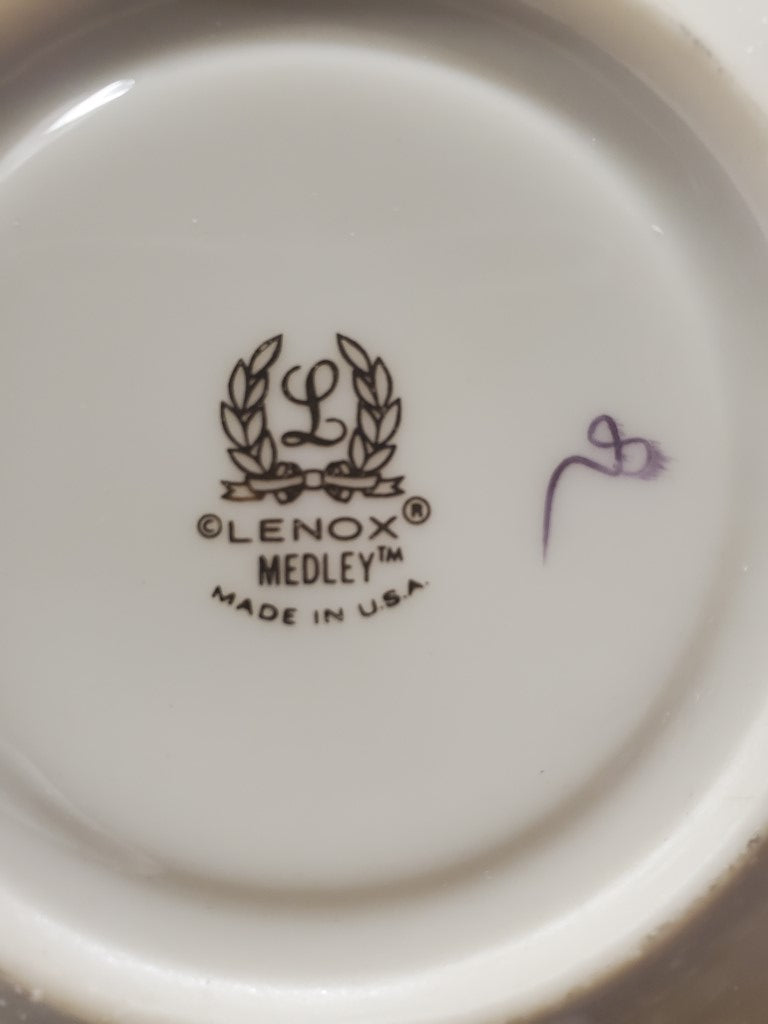 Set of 9 Lenox Medley Cup & Saucer Sets LK