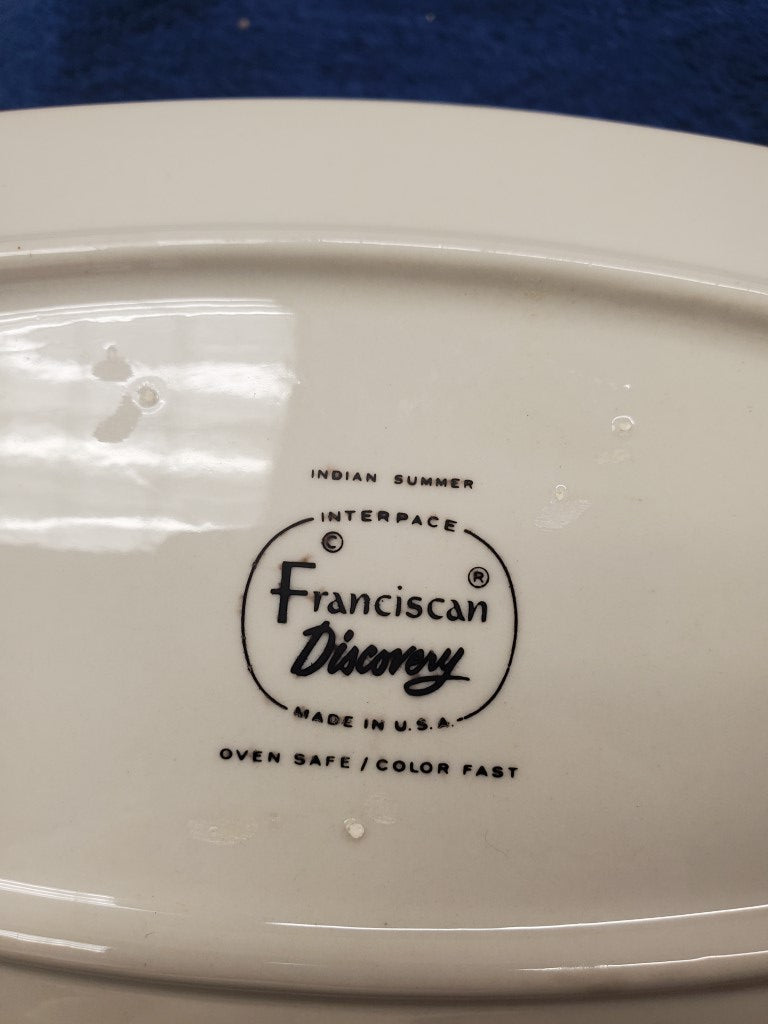 Franciscan Indian Summer Rectangle Serving Bowl LK