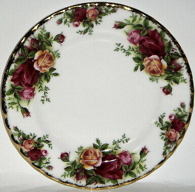 Set of 3 Royal Albert Old Country Roses Bread & Butter Plates