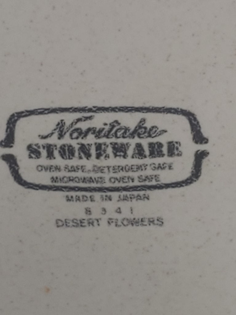 Set of 4 Noritake Desert Flowers Salad Plates LK