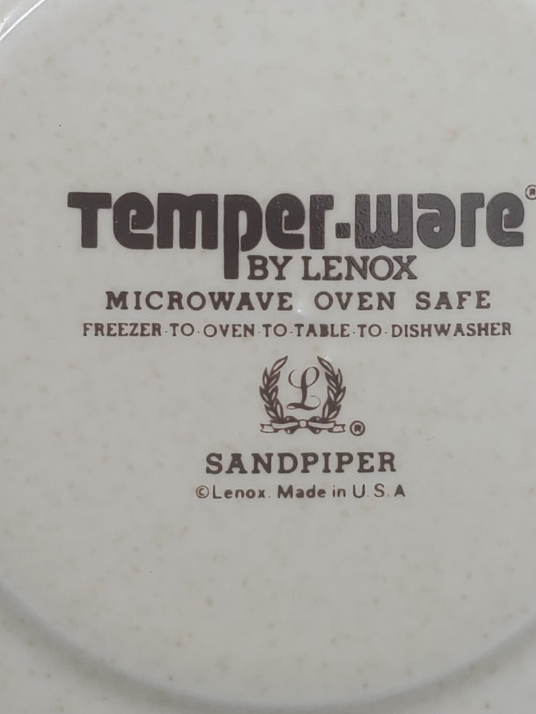 Set of 6 Lenox Sandpiper Cup & Saucer Sets LK