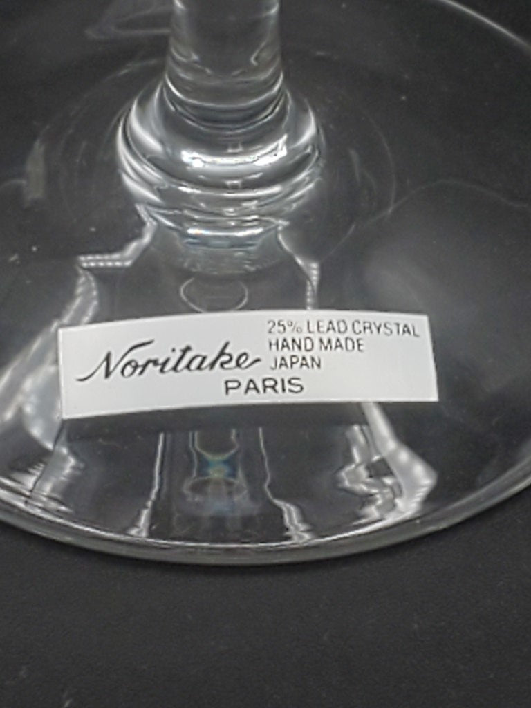 Set of 4 Noritake Crystal Paris Champagne/Tall Sherbets LK