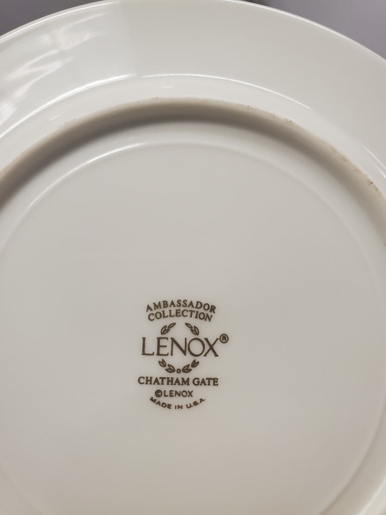Set of 4 Lenox Chatham Gate Bread & Butter Plates LK