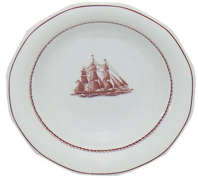 Wedgwood Flying Cloud-Rust Fruit/Dessert (Sauce) Bowl (Imperfect)