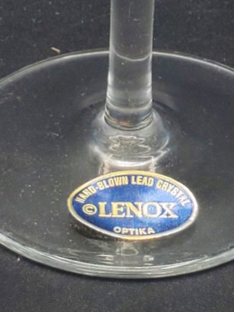 Set of 2 Lenox Optika Champagne/Tall Sherbets LK
