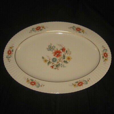 15" Lenox Temple Blossom Oval Platter
