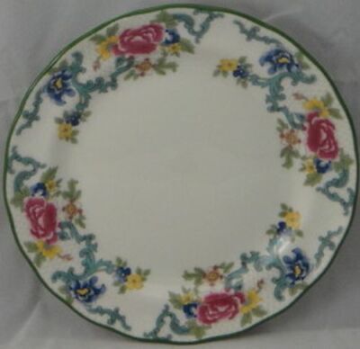 Set of 2 Royal Doulton Floradora Green Dinner Plates