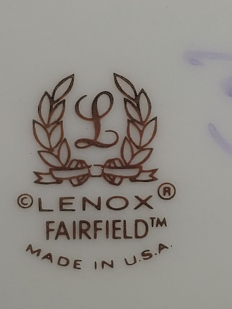 Set of 5 Lenox Fairfield Dinner Plates LK