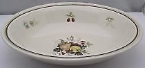 Royal Doulton Cornwall (Rim, Double Green Trim) 10" Oval Vegetable Bowl
