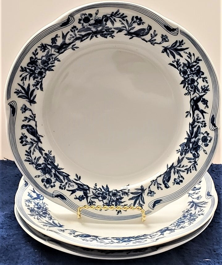 Set of 3 Christian Dior Bretagne Dinner Plates LK