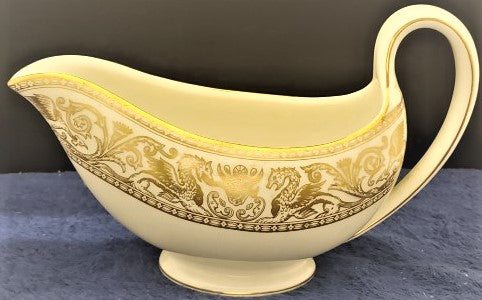 Wedgwood Florentine Gold (W4219) Gravy Boat
