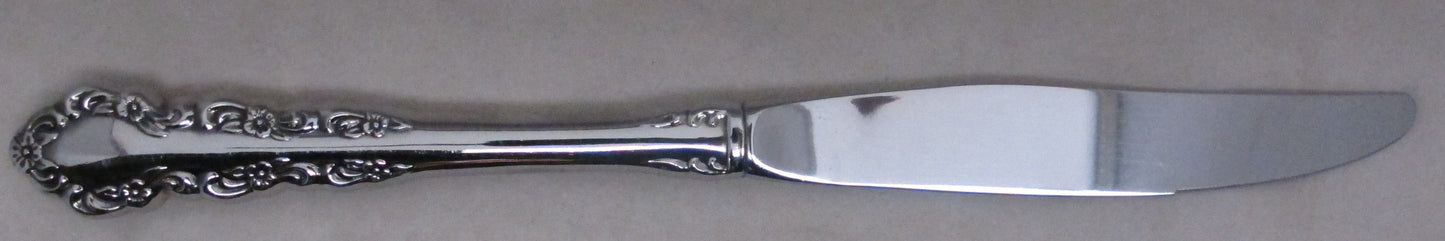 Set of 4 Oneida Silver Shelley (Stainless) Modern Hollow Knives