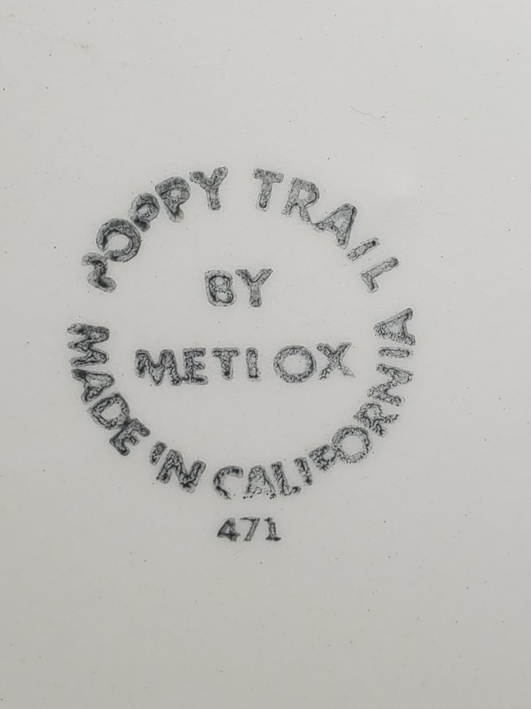 Metlox Poppytrail Vernon La Mancha Hostess Set LK