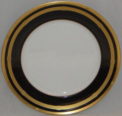 Christian Dior Gaudron-Onyx (Gold Trim) Salad Plate