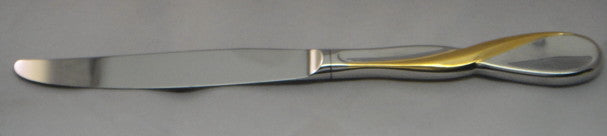 Set of 5 Oneida Golden Aquarius Modern Hollow Knives