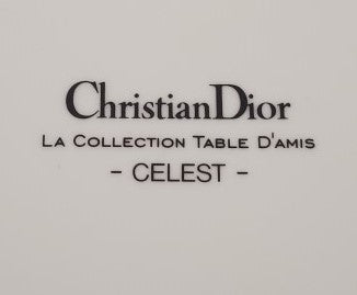 Set of 2 Christian Dior Celeste Dinner Plates LK