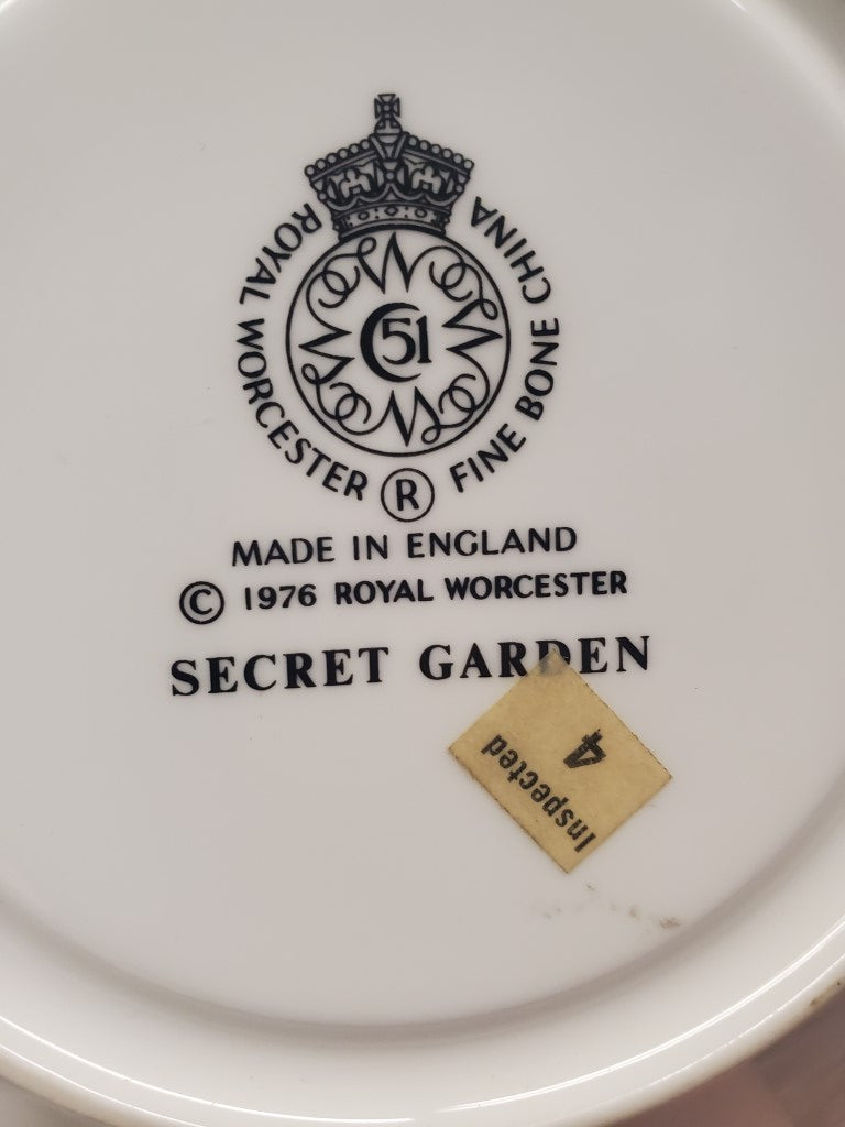 Royal Worcester Secret Garden Cup & Saucer Set LK