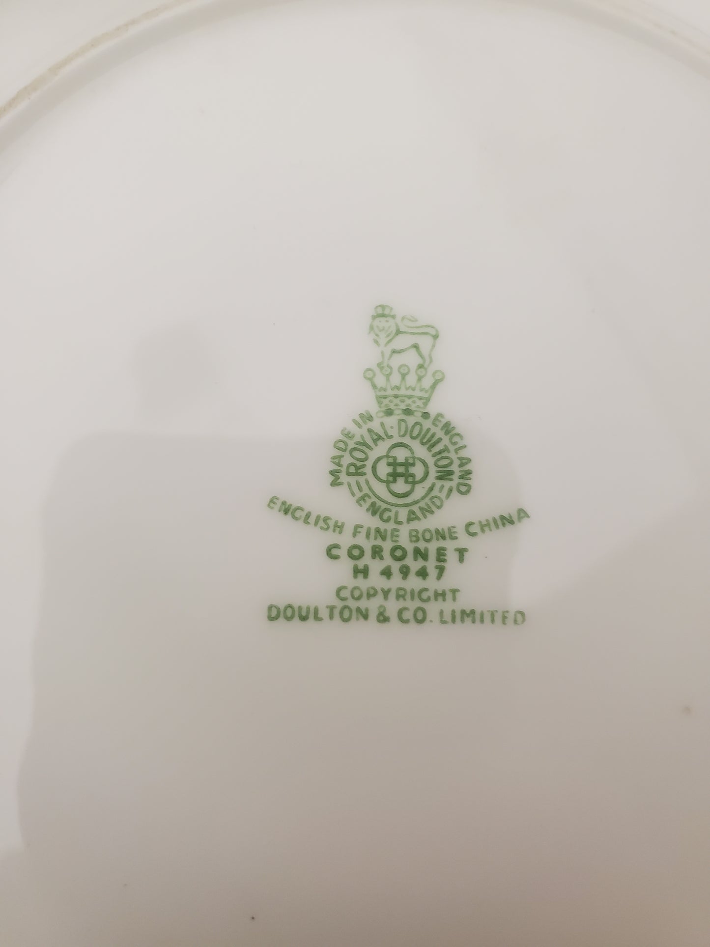 Set of 2 Royal Doulton Coronet Cup & Saucer Sets