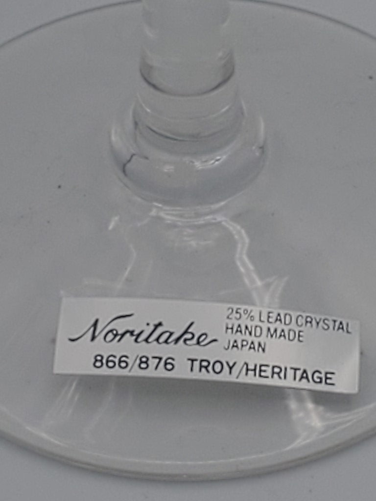 Set of 4 Noritake Troy Champagne Flutes LK