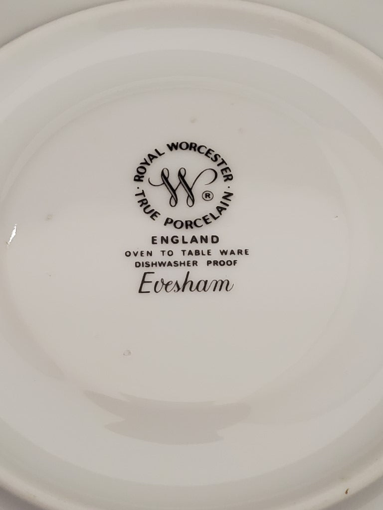 Royal Worcester Evesham Gold Saucer