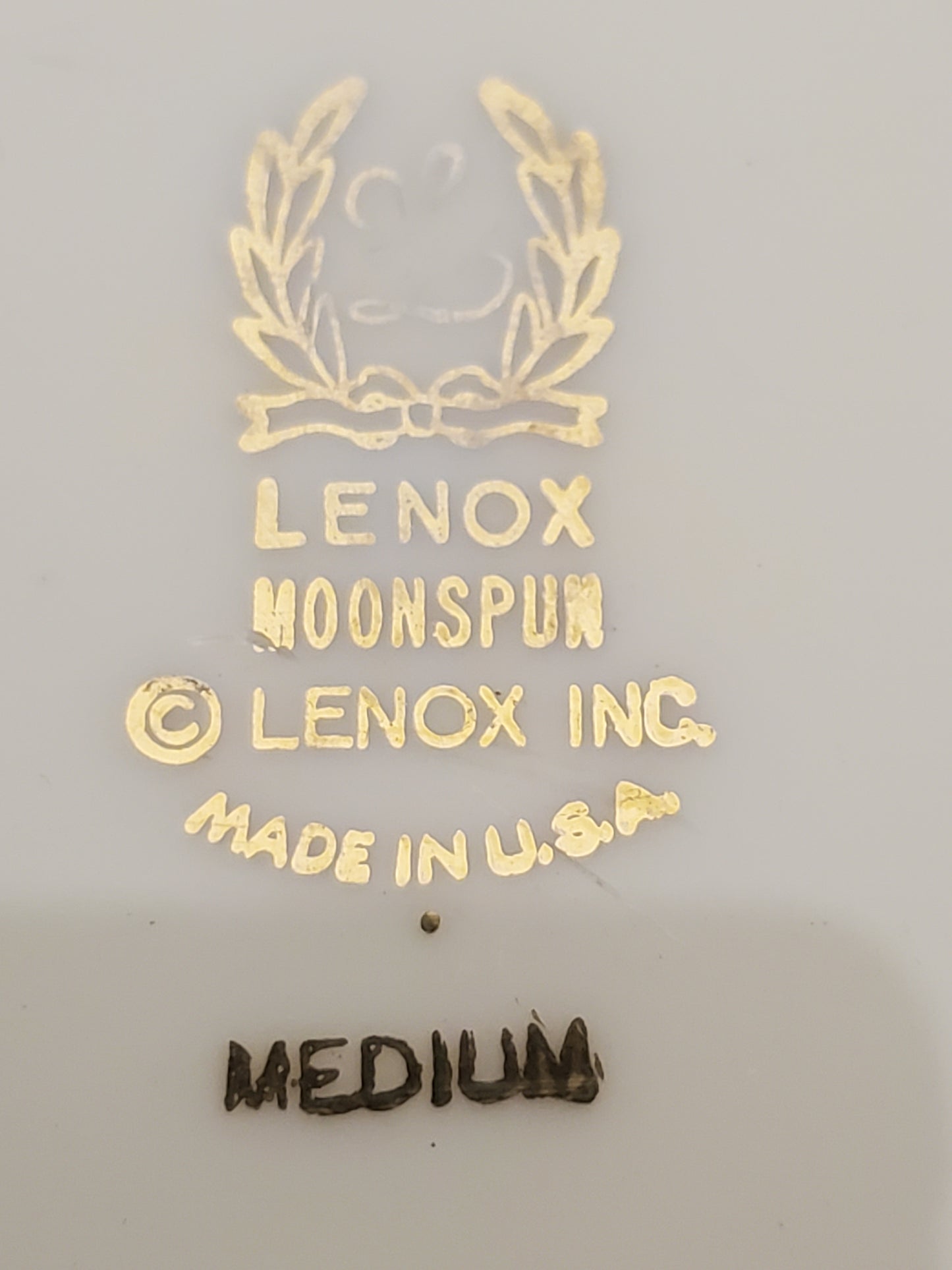 Lenox Moonspun 16" Oval Serving Platter