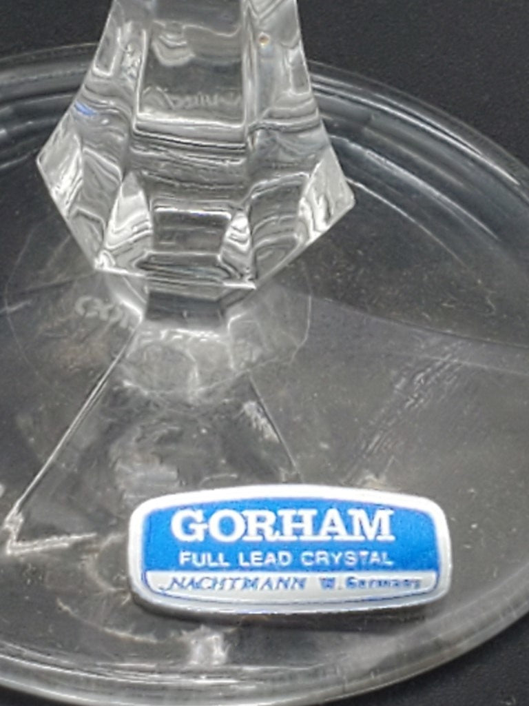 Set of 5 Gorham Hearthglow (Cut) Water Goblets LK
