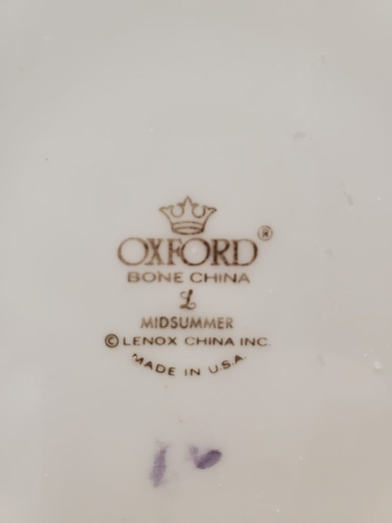 Set of 4 Oxford Midsummer Dinner Plates LK