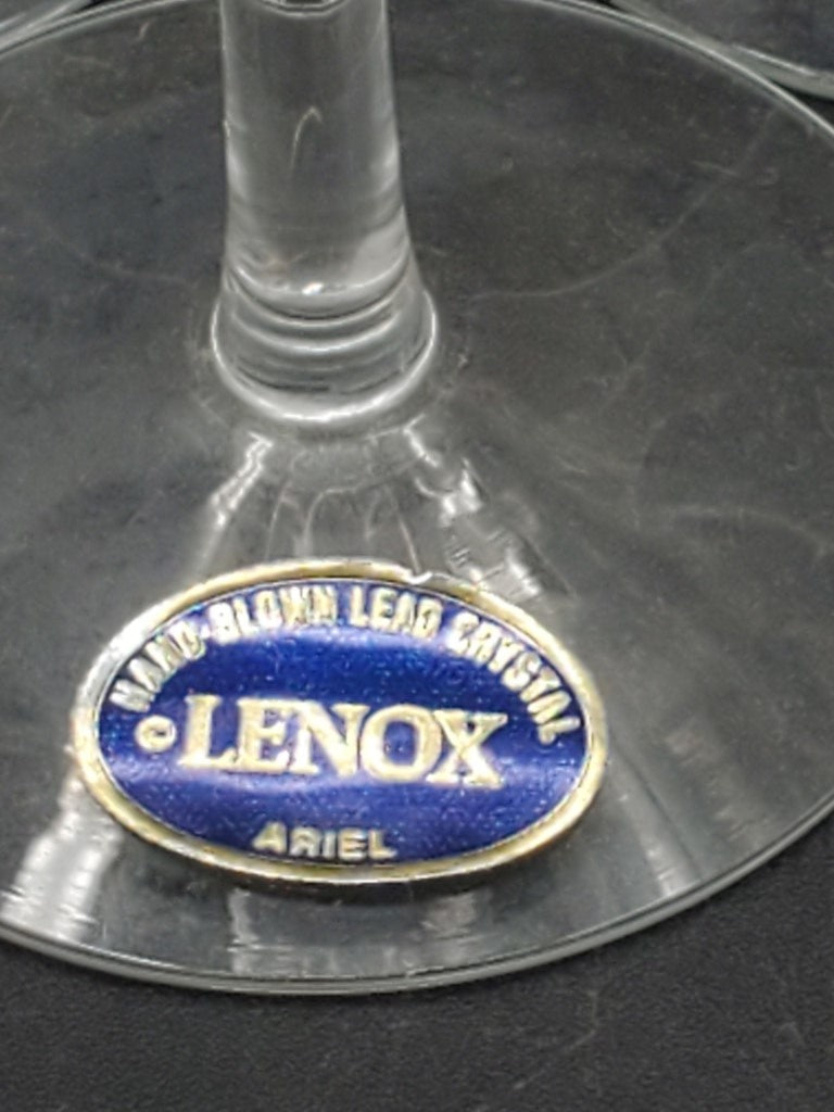 Set of 5 Lenox Ariel Champagne Flutes LK