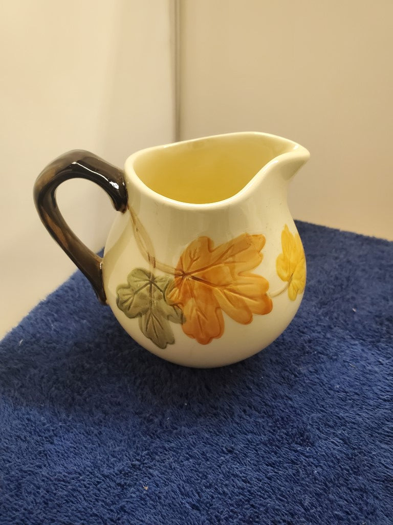 Franciscan (USA Backstamp) October Creamer and Sugar Bowl with Lid LK