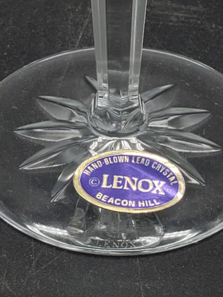 Set of 6 Lenox Beacon Hill Water Goblets LK