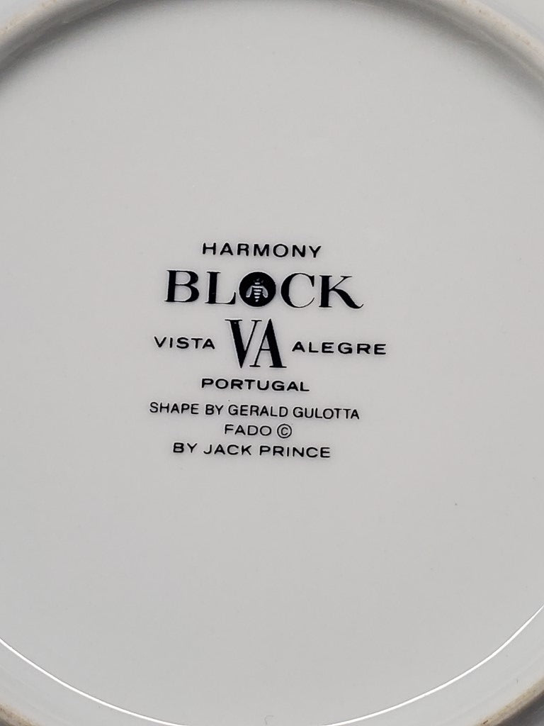 Vista Alegre Block Harmony - Fado Creamer & Sugar Bowl with Lid Set LK