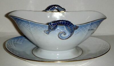 Bing & Grondahl Seagull Gravy Boat W/Attached Underplate